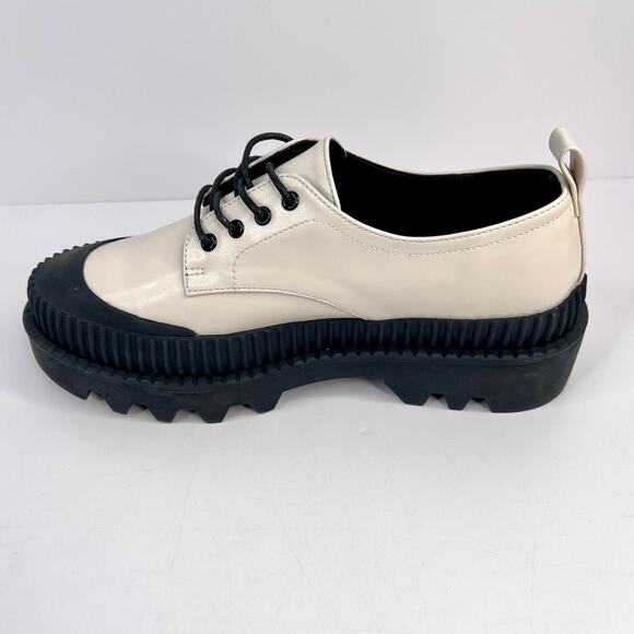 SALT AND CHOCOLATE  Size 7 Round Toe Platform Derby Shoes - Picture 12 of 16